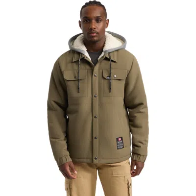 ECKO UNLTD QUIETLY STANDING OUT FAUX SHEARLING LINED JACKET