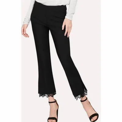 ECRU LEXINGTON FLARE ANKLE PANTS IN BLACK