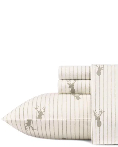 EDDIE BAUER EDDIE BAUER DEER LODGE FLANNEL SHEET SET