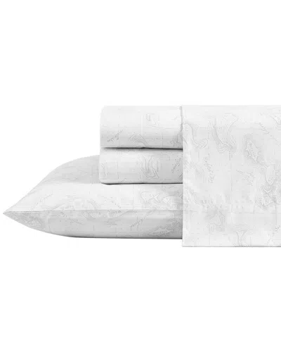 EDDIE BAUER DISCONTINUED EDDIE BAUER FISH ATOL PERCALE SHEET SET