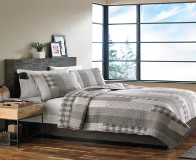 EDDIE BAUER FAIRVIEW REVERSIBLE 3-PC. QUILT SET, FULL/QUEEN