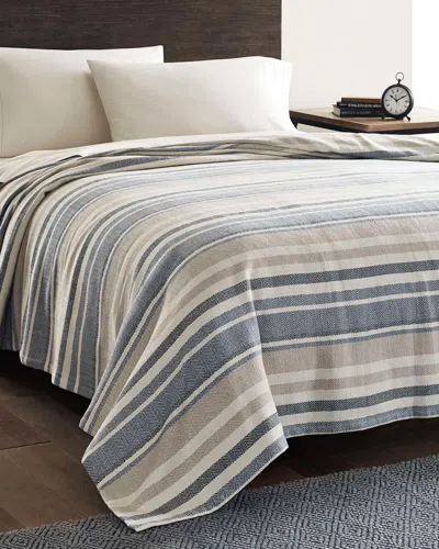EDDIE BAUER EDDIE BAUER HERRINGBONE STRIPE BLANKET