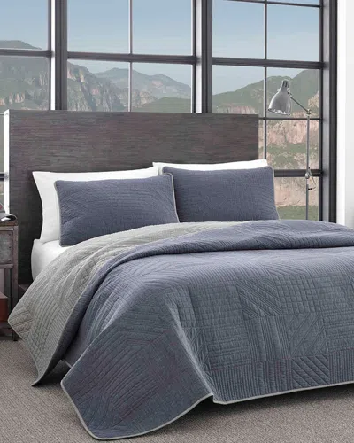 EDDIE BAUER EDDIE BAUER HIDDEN LAKE CHAMBRAY QUILT SET