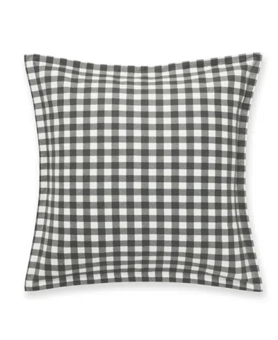EDDIE BAUER KINGSTON PLAID COTTON EUROPEAN SHAM PAIR