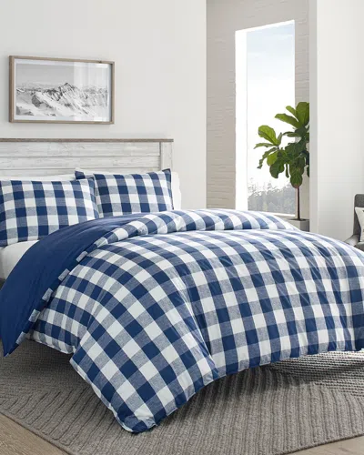 EDDIE BAUER EDDIE BAUER LAKEHOUSE PLAID BLUE COMFORTER SET