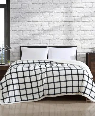 EDDIE BAUER PLAID ULTRA SOFT PLUSH FLEECE BLANKET, KING