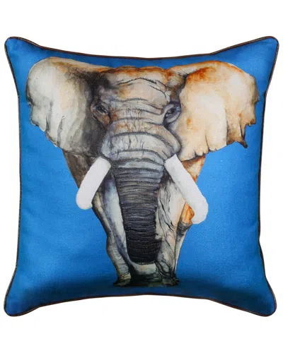 EDIE HOME EDIE HOME ELEPHANT REVERSIBLE DECORATIVE PILLOW