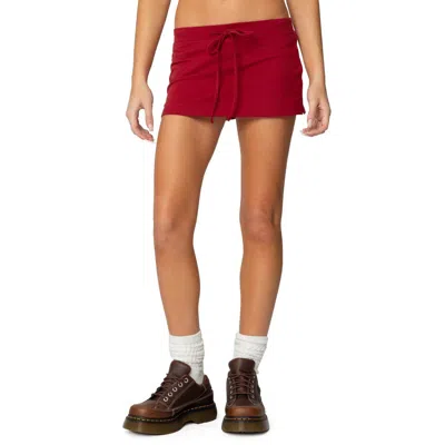EDIKTED EDIKTED BAYSIDE STRETCH COTTON MICRO SKORT