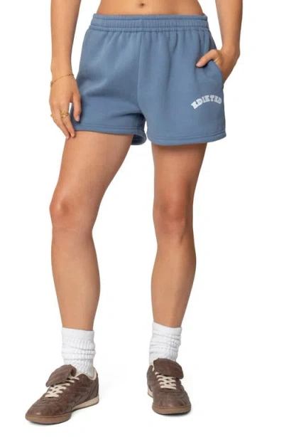 EDIKTED BEYOND EDIKTED COTTON GRAPHIC SWEAT SHORTS