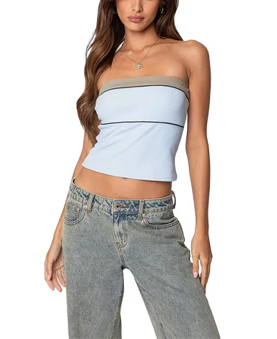 EDIKTED CIARA RIBBED TUBE TOP