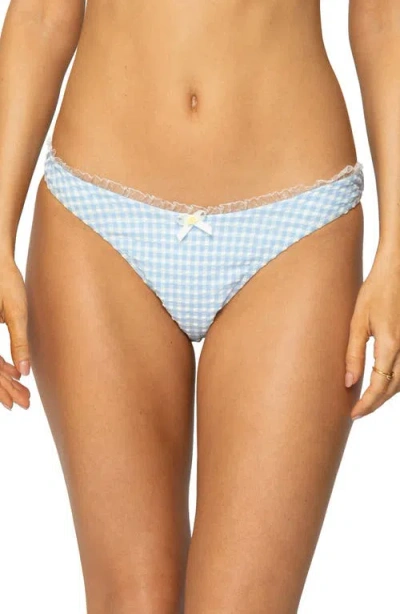 EDIKTED EDIKTED JORDY GINGHAM BIKINI BOTTOMS