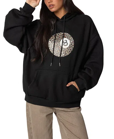 EDIKTED LEOPARD 8 OVERSIZED HOODIE