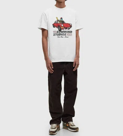 EDMMOND STUDIOS TEN YEARS CELEBRATION TEE IN WHITE