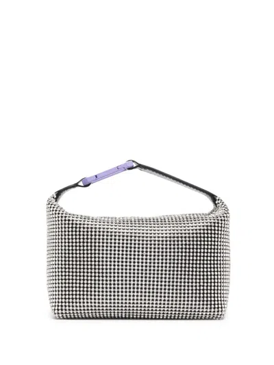 EÉRA CRYSTAL-EMBELLISHED MOON BAG