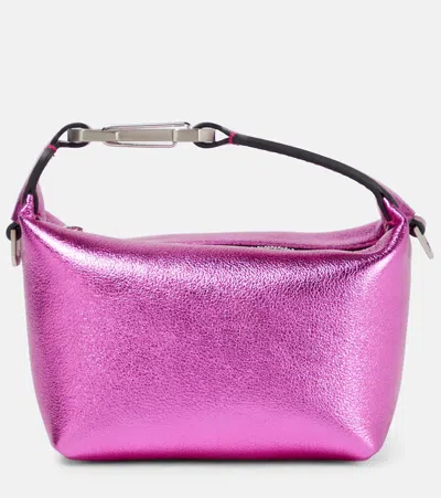 EÉRA EÉRA MOONBAG METALLIC LEATHER CLUTCH