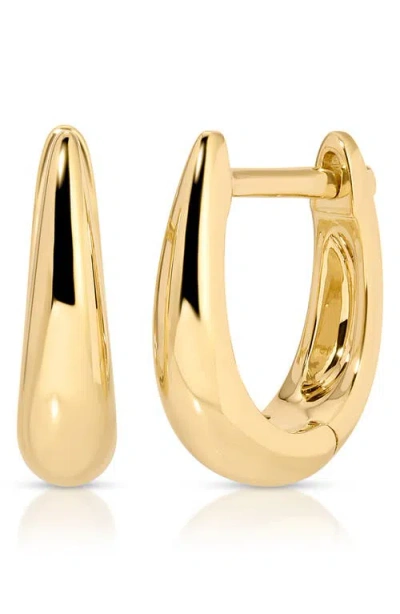 EF COLLECTION EF COLLECTION MINI MAEVE HUGGIE HOOP EARRINGS