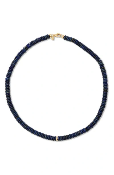 EF COLLECTION EF COLLECTION SEMIPRECIOUS STONE RONDELLE BEAD NECKLACE