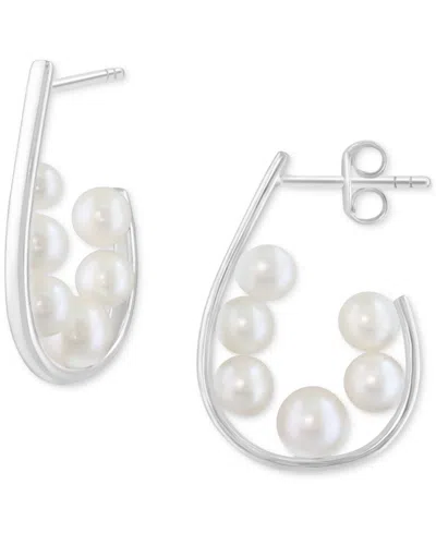 EFFY COLLECTION CULTURED FRESHWATER PEARL (3-5MM) EARRINGS IN STERLING SILVER