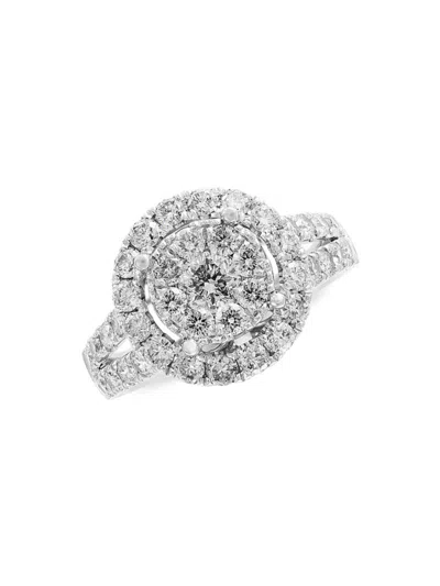 EFFY WOMEN'S BOUQUET 14K WHITE GOLD & DIAMOND RING