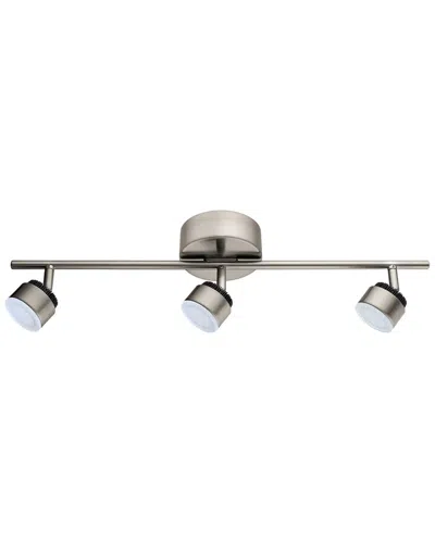 EGLO EGLO ARMENTO 3 LIGHT INTEGRATED LED FIXED TRACK LIGHT WITH MATTE NICKEL FINISH & ADJUSTABLE LAMP HEA