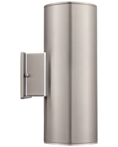 EGLO EGLO ASCOLI 2 LTOUTDOOR WALL LIGHT WITH STAINLESS STEEL FINISH & CLEAR GLASS