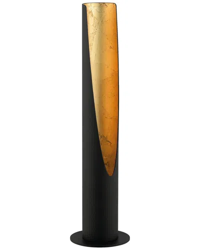 EGLO EGLO BARBOTTO 1 LIGHT TABLE LAMP WITH MATTE BLACK & GOLD FINISH