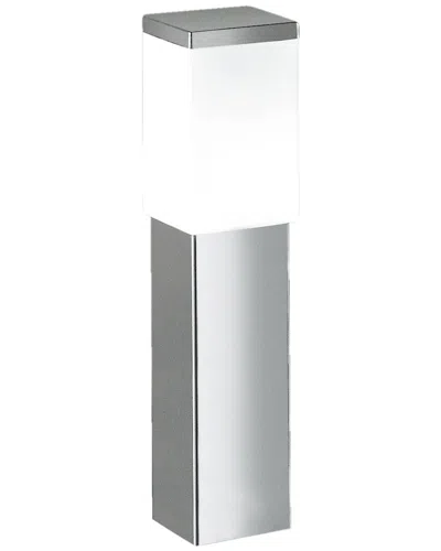 EGLO EGLO CALGARY 1 LIGHT OUTDOOR PATH LIGHT WITH STAINLESS STEEL FINISH & OPAL FROSTED GLASS SHADE