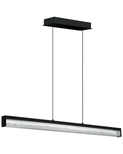 EGLO EGLO CARDITO 1 LIGHT INTEGRATED LED LINEAR PENDANT WITH BLACK FINISH & CLEAR GLASS SHADE WITH CLEAR 
