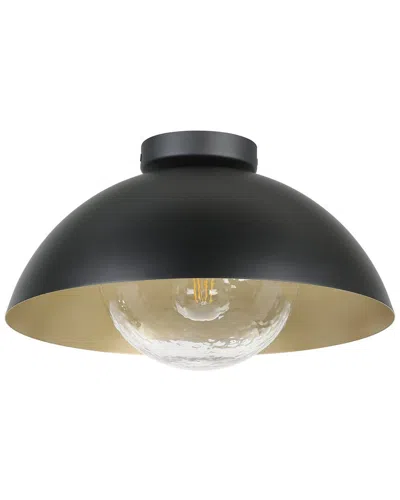 EGLO EGLO DYAL 1 LIGHT CELING LIGHT WITH BLACK & GOLD FINISH SHADE