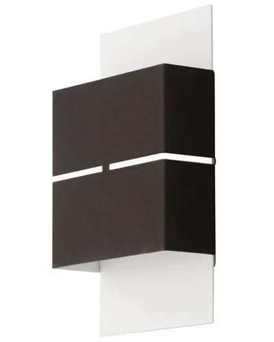 EGLO EGLO KIBEA 2 LIGHT INTEGRATED LED OUTDOOR WALL LIGHT WITH MATTE BLACK FINISH