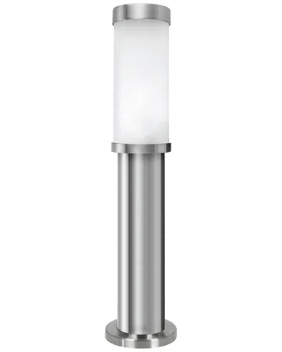 EGLO EGLO KONYA 1 LIGHT OUTDOOR PATH LIGHT WITH MATTE NICKEL FINISH & OPAL FROSTED GLASS