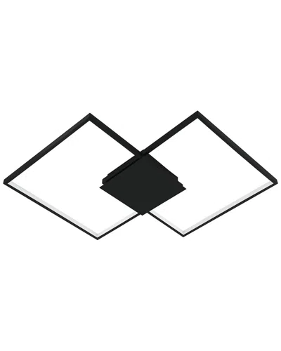 EGLO EGLO MILANIUS 1 LIGHT INTEGRATED LED CEILING/WALL LIGHT WITH MATTE BLACK FINISH