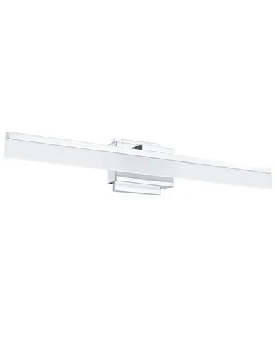 EGLO EGLO PALMITAL 1 LIGHT INTEGRATED LED BATH/VANITY LIGHT WITH CHROME FINISH & SATIN ACRYLIC SHADE