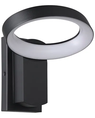 EGLO EGLO PERNATE 1 LIGHT LED OUTDOOR WALL LIGHT WITH BLACK FINISH & WHITE ACRYLIC DIFFUSER
