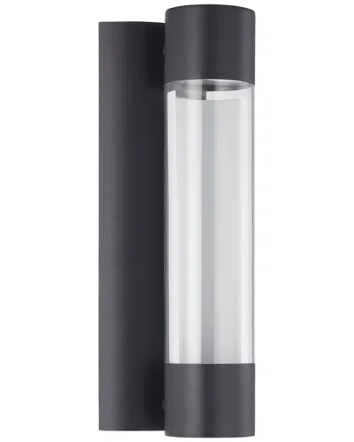 EGLO EGLO ROBLEDO LED OUTDOOR WALL LIGHT WITH ANTHRACITE FINISH & CLEAR ACRYLIC SHADE