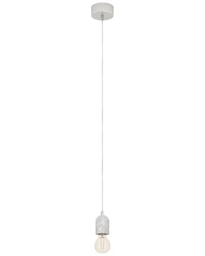 EGLO EGLO SILVARES 1 LIGHT OPEN BULB MINI PENDANT WITH GREY CONCRETE FINISH
