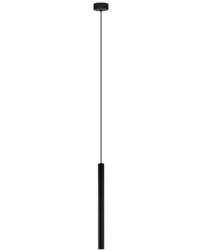 EGLO EGLO TORTORETO 1 LIGHT CYLINDER PENDANT WITH MATTE BLACK FINISH