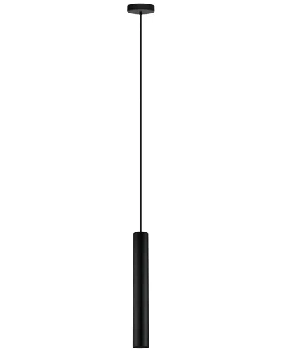 EGLO EGLO TORTORETO 1 LIGHT CYLINDER PENDANT WITH MATTE BLACK FINISH