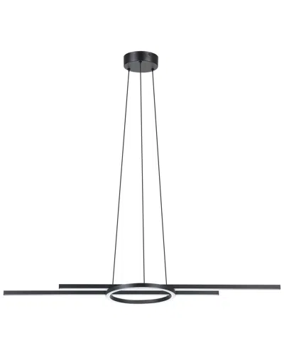 EGLO EGLO ZILLERIO 3 LIGHT LED PENDANT WITH BLACK FINISH & WHITE DIFFUSERS