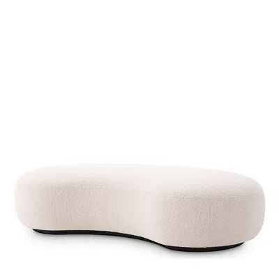 EICHHOLTZ BJORN BOUCLE CREAM BENCH