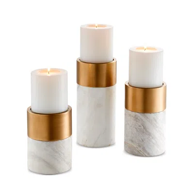 EICHHOLTZ SIERRA CANDLE HOLDER, SET OF 3