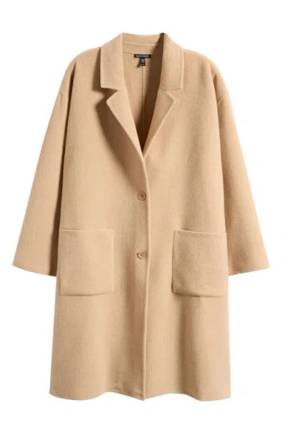 EILEEN FISHER EILEEN FISHER ALPACA & WOOL BLEND SHORT COAT