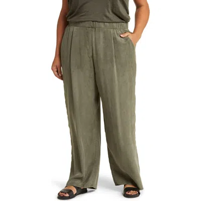 EILEEN FISHER EILEEN FISHER PLEATED HIGH WAIST PANTS