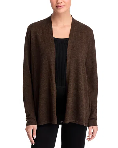 EILEEN FISHER WOOL OPEN FRONT CARDIGAN