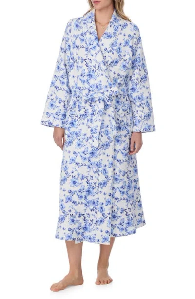 EILEEN WEST EILEEN WEST FLORAL QUILTED COTTON BLEND BALLET ROBE