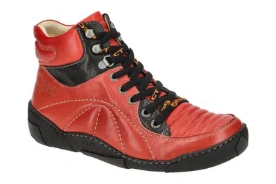 EJECT EJECT ICE DAMEN STIEFELETTEN - SPORTLICHE STIEFELETTE ROT FREIZEIT NEU