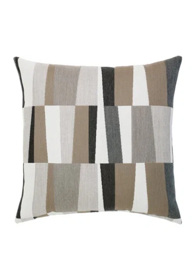 ELAINE SMITH ELAINE SMITH STRATA GRIGIO INDOOR & OUTDOOR WOVEN ACCENT PILLOW