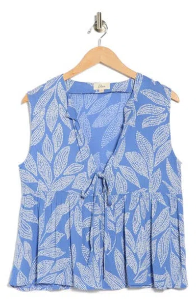 ELAN ELAN STRIPE TIE FRONT COVER-UP TANK