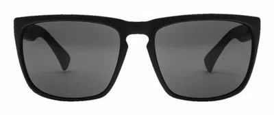 ELECTRIC ELECTRIC CALIFORNIA MENS KNOXVILLE XL SUNGLASSES - MATTE BLACK/GREY