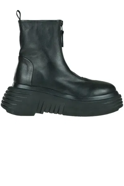 ELENA IACHI ZIPPERED ANKLE BOOTS